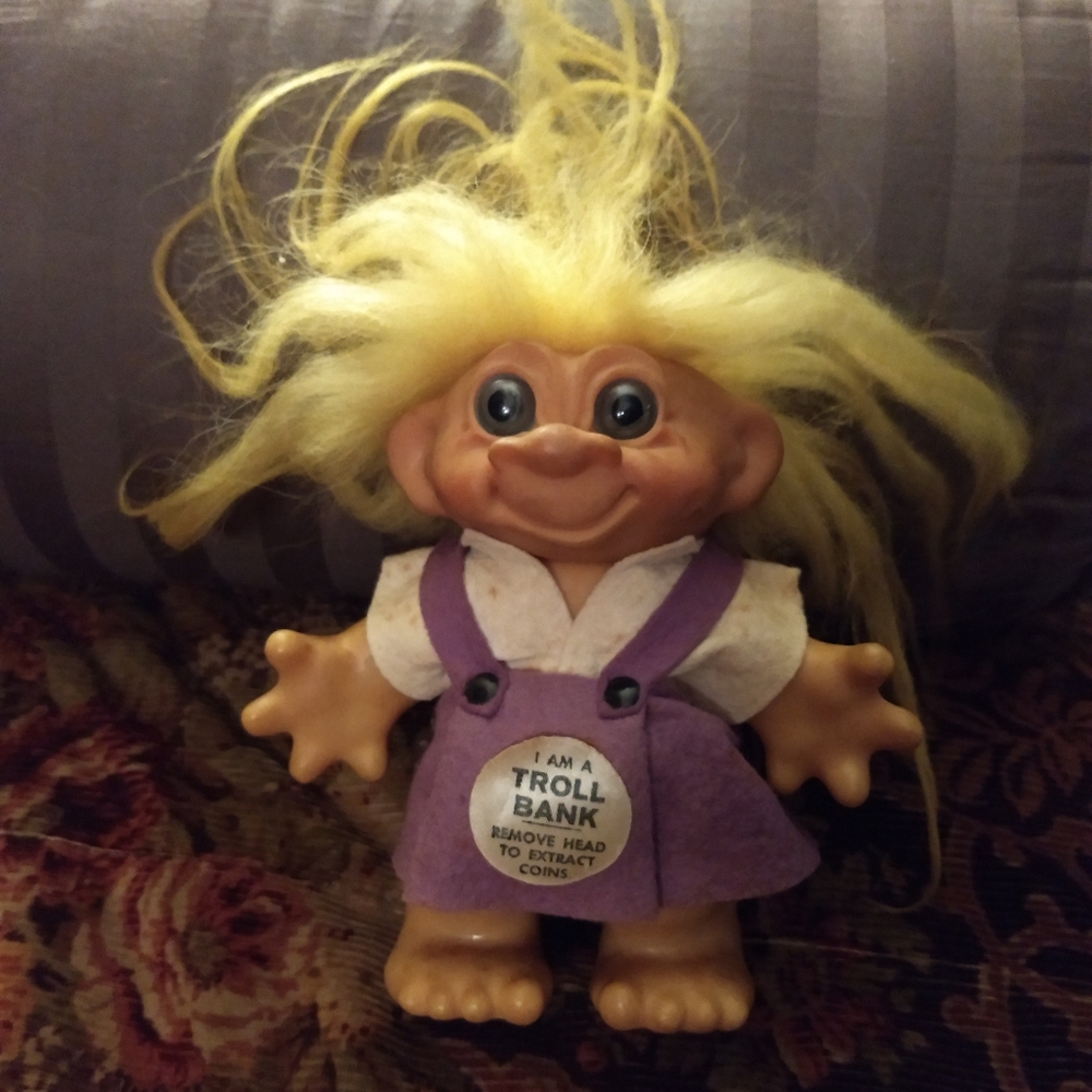 Vintage Thomas Dam Troll Bank